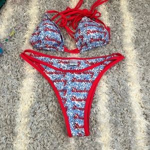 strawberry milk mob bikini